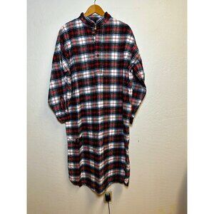 Vermont Flannel Co Long Night Shirt Flannel Unisex Organic Pajamas